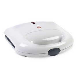 IMUSA 2 Slot Electric Sandwich Maker: Nonstick Griddle, Locking Lid, 750W, White, Grilled Cheese & Sandwich Toaster - Bellso